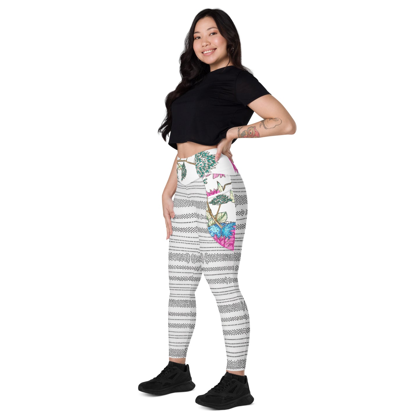 Georgian MixPrint Leggings with pockets