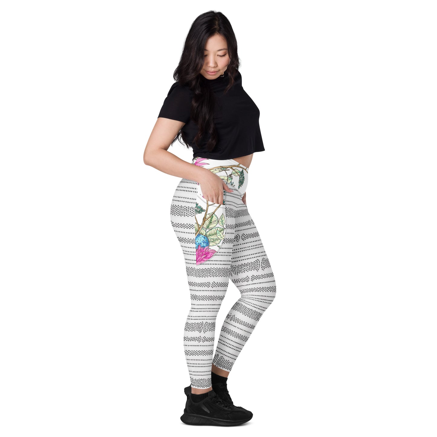 Georgian MixPrint Leggings with pockets