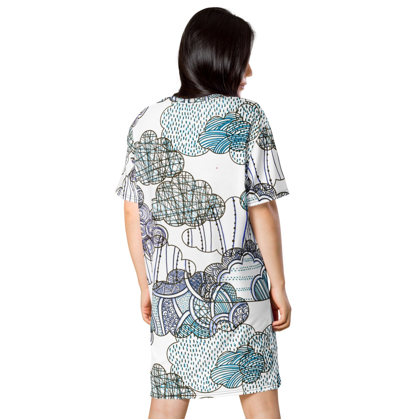On a cloudy day T-shirt dress