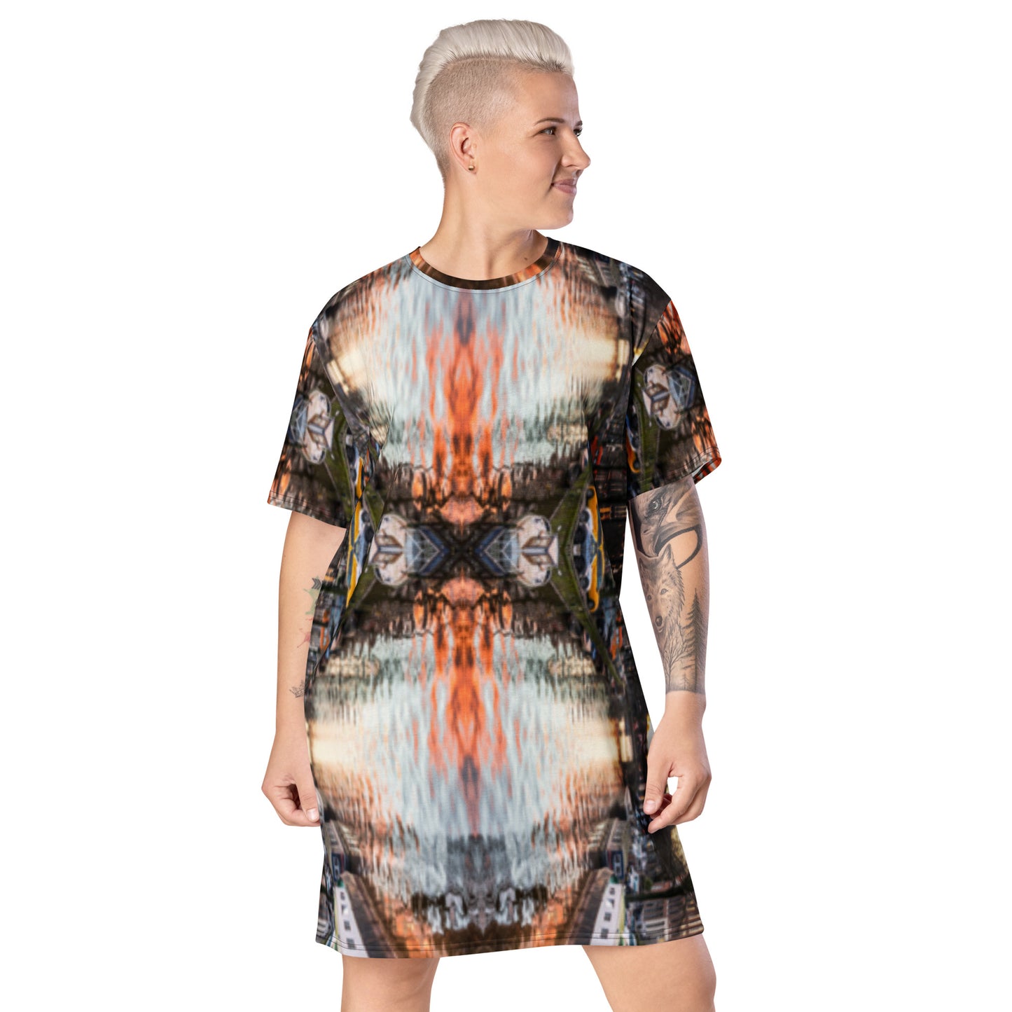 Amsterdam Pattern5 T-shirt dress
