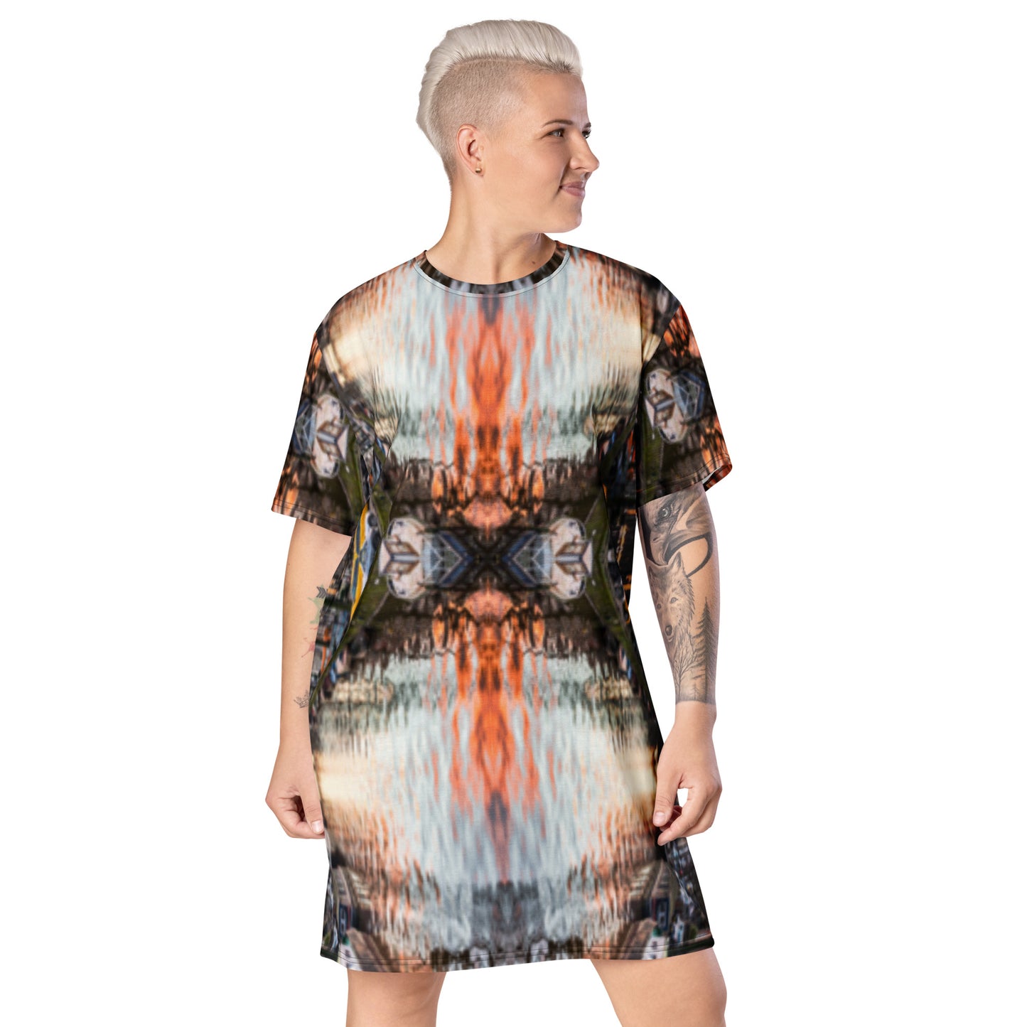 Amsterdam Pattern2 T-shirt dress