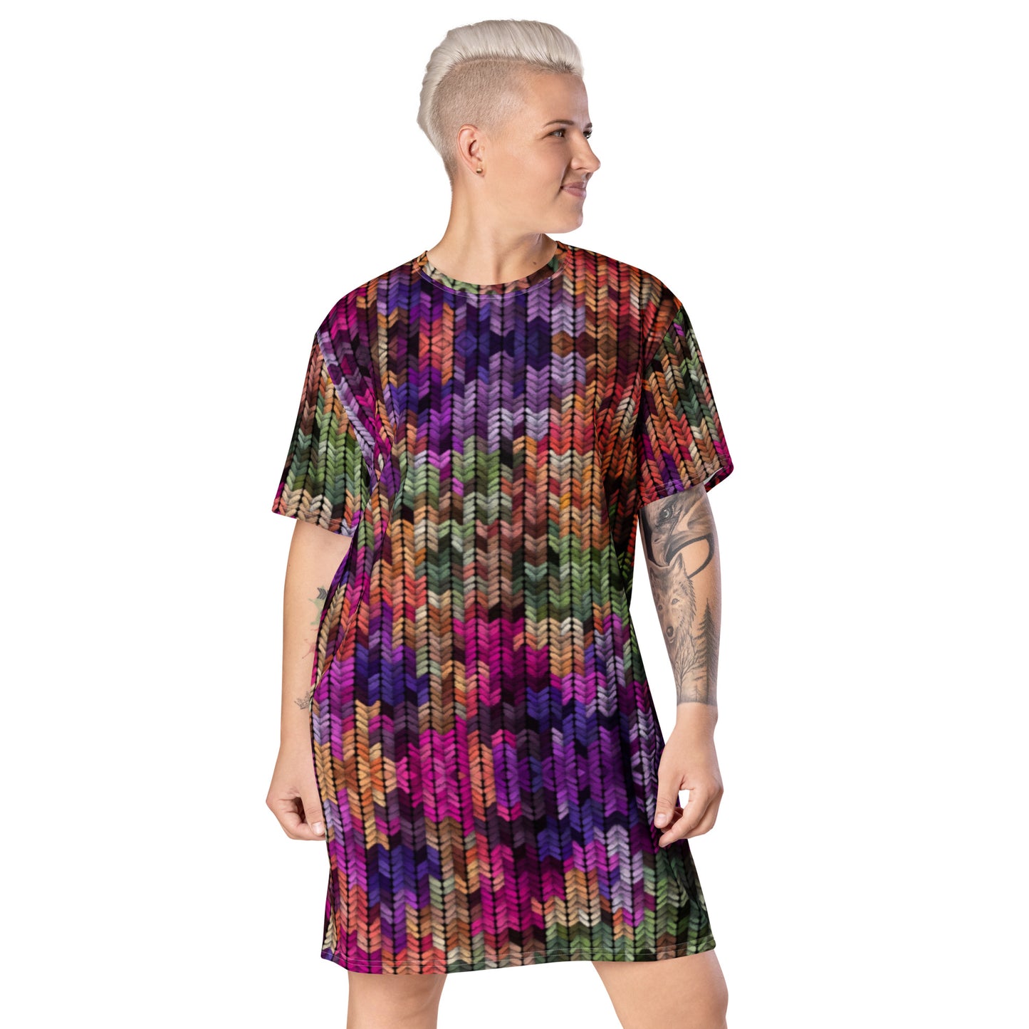 Knit n FullColor T-shirt dress