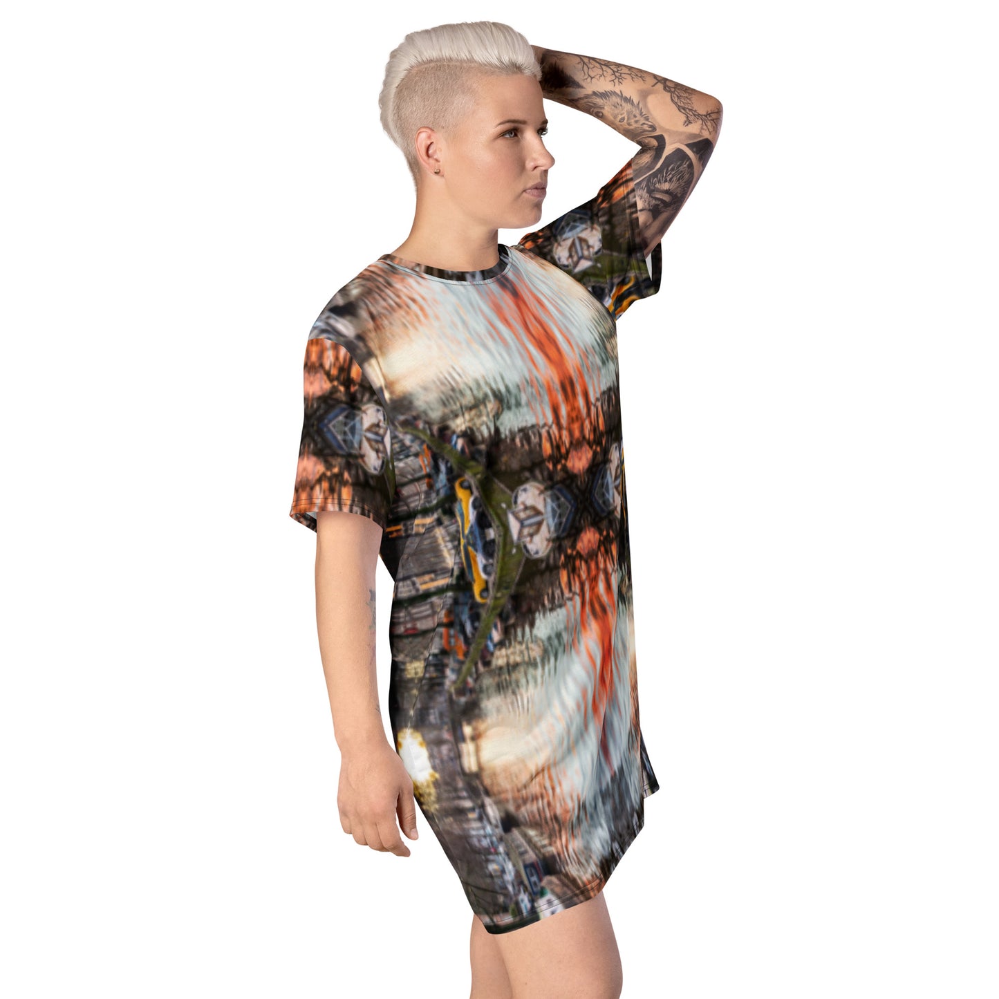 Amsterdam Pattern2 T-shirt dress
