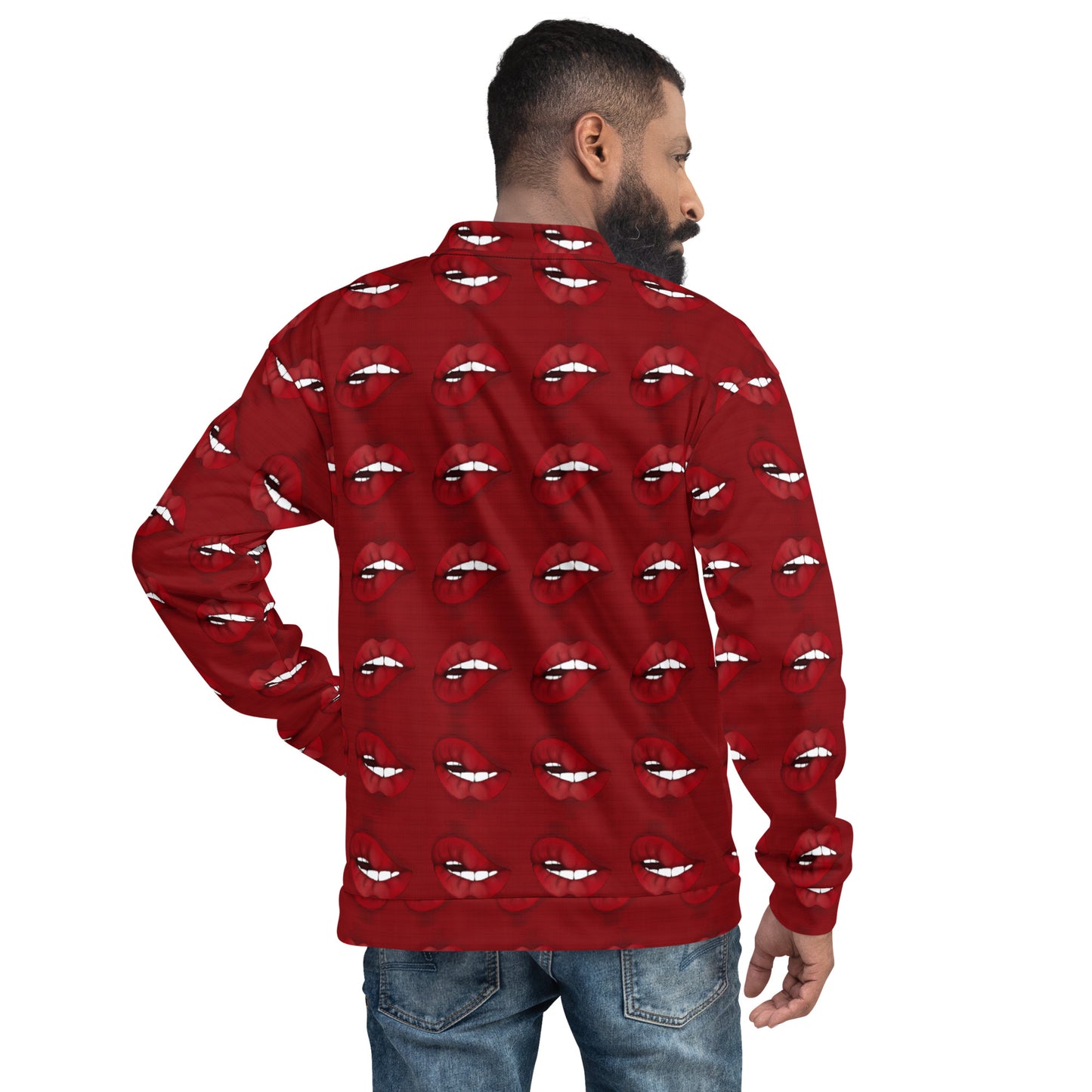 Just Lips Unisex Bomber Jacket