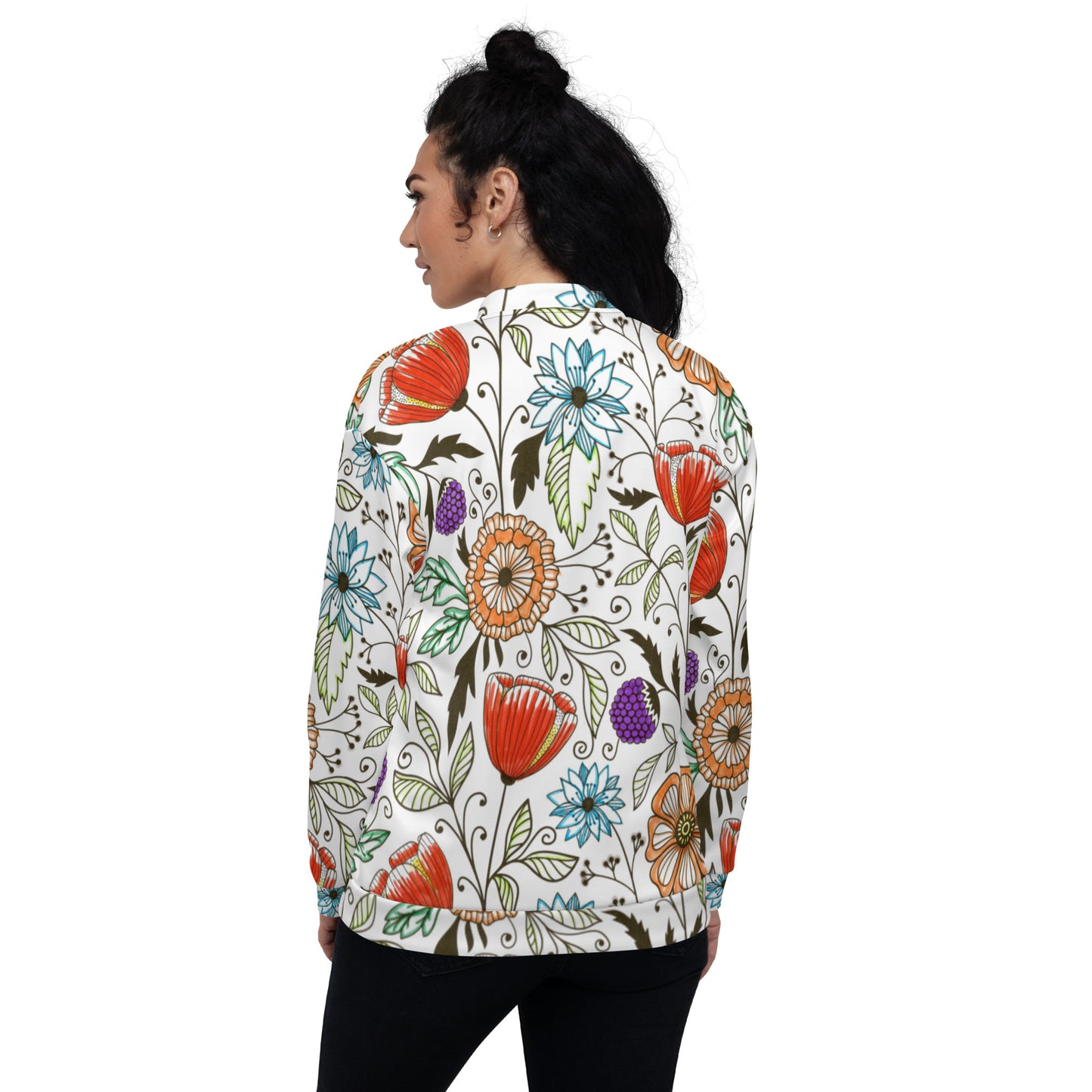 Autumns Garden Unisex Bomber Jacket