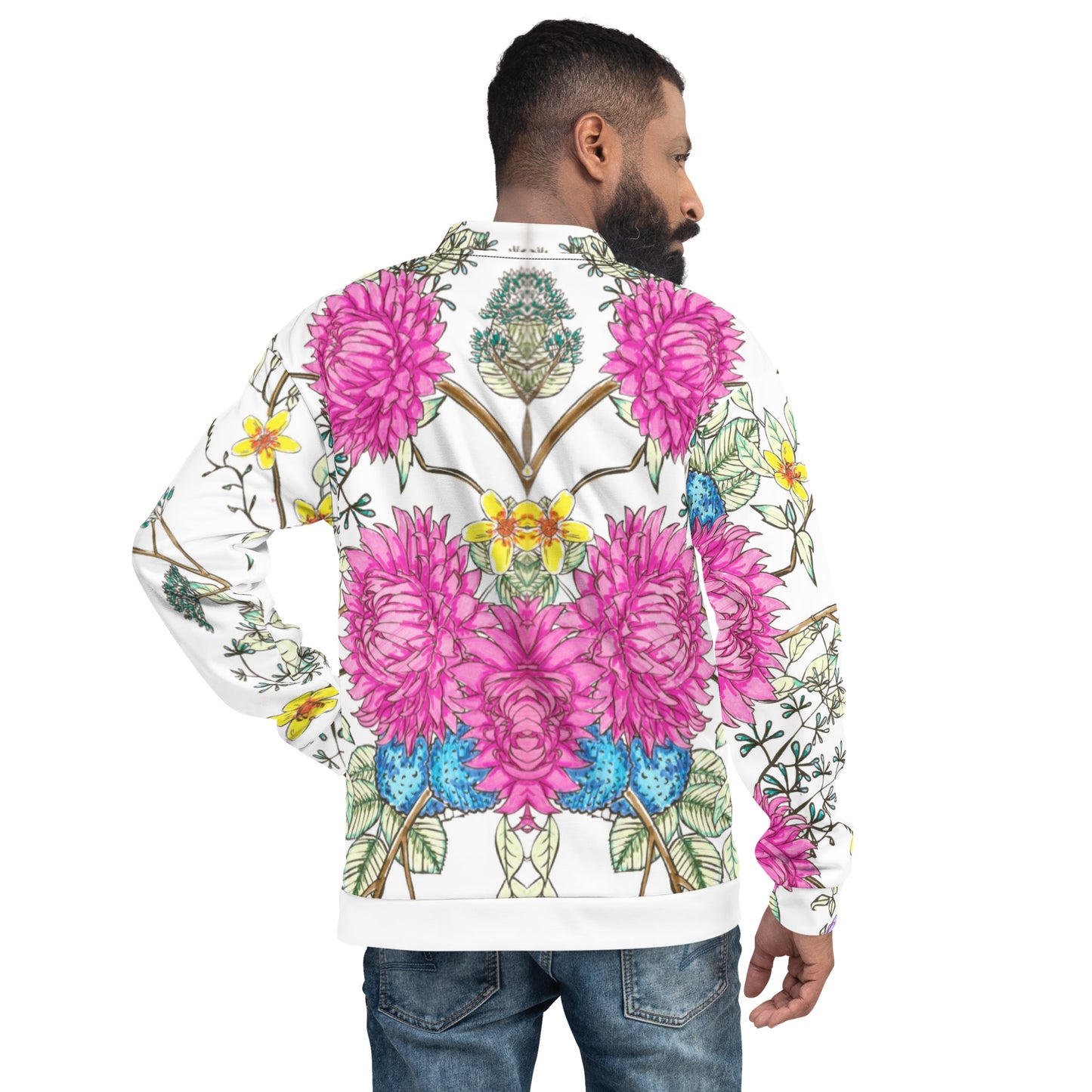 Georgian style garden Mix Unisex Bomber Jacket
