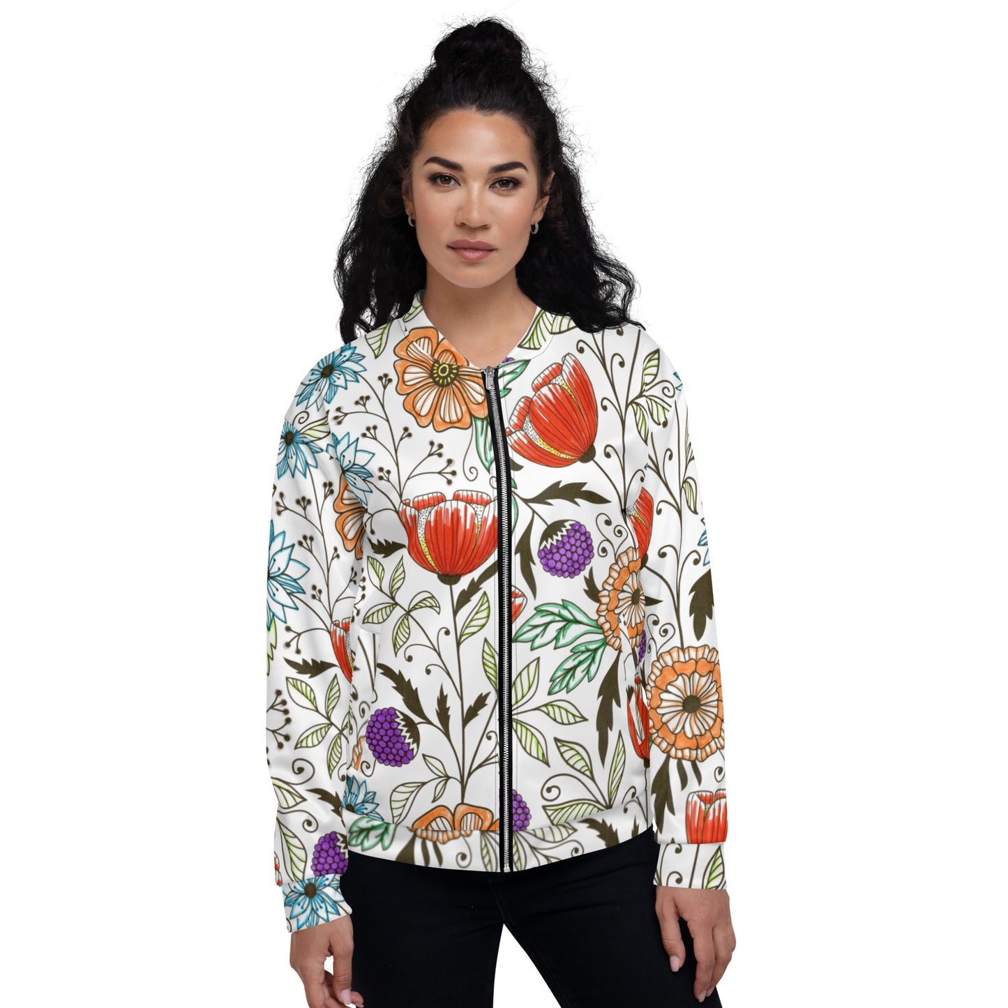Autumns Garden Unisex Bomber Jacket
