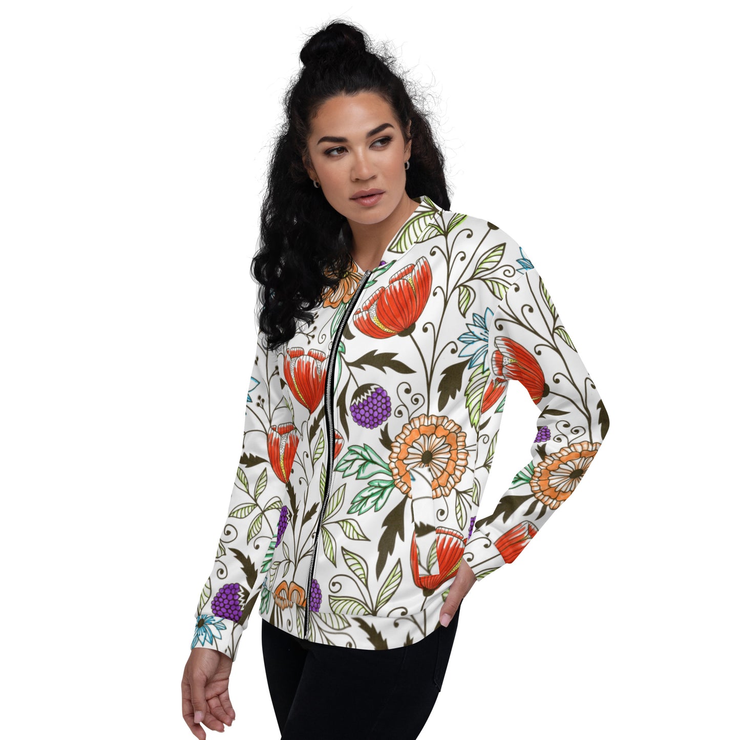 Autumns Garden Unisex Bomber Jacket