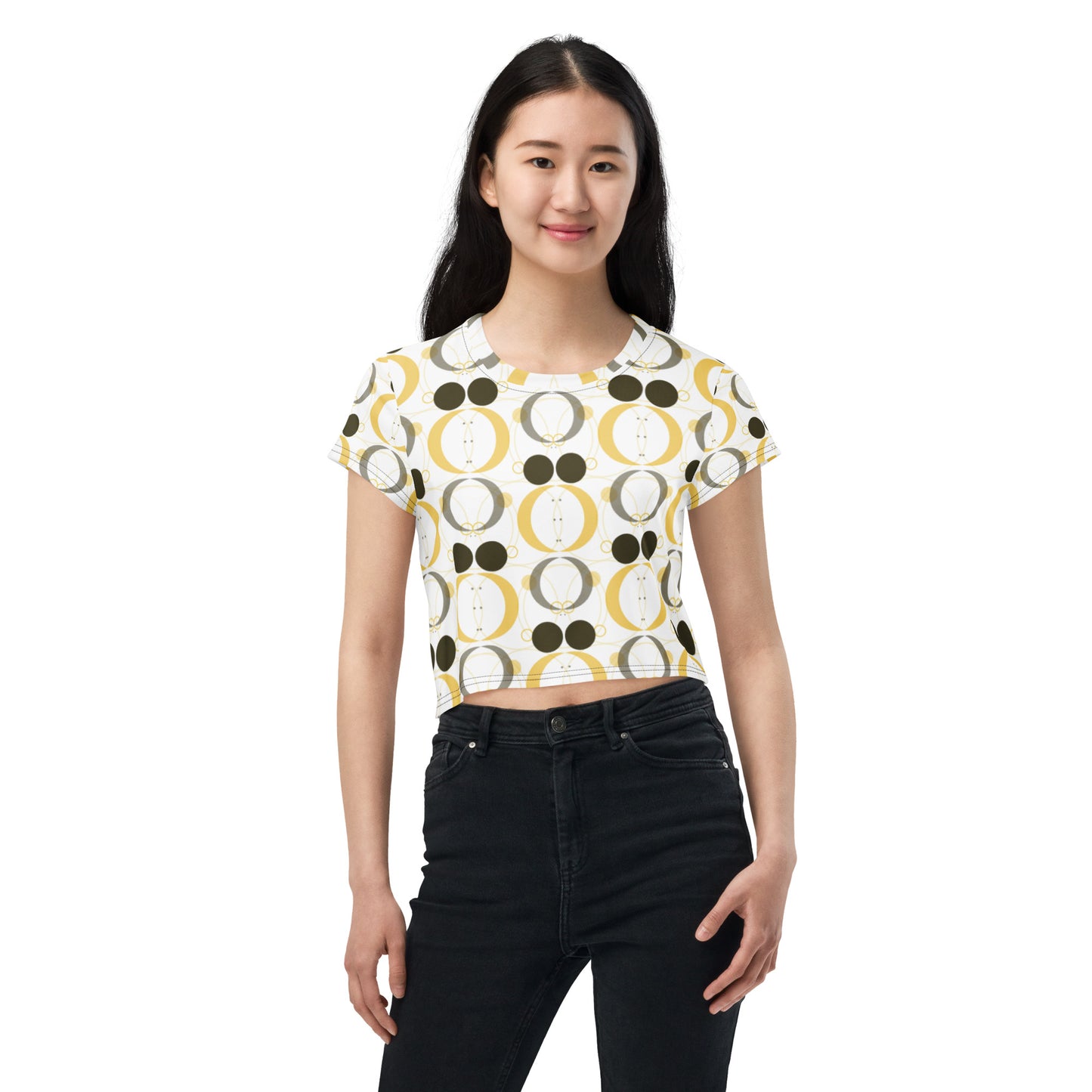 Its the 50s All-Over Print Crop Tee