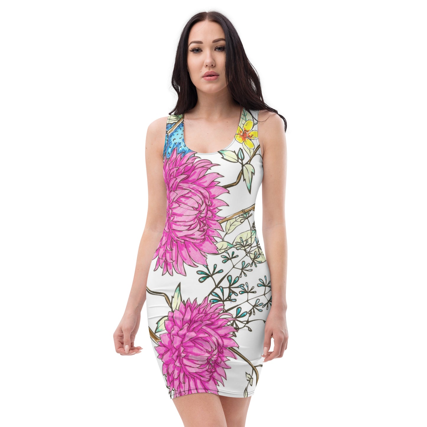 Georgian style garden 1 Sublimation Cut & Sew Dress