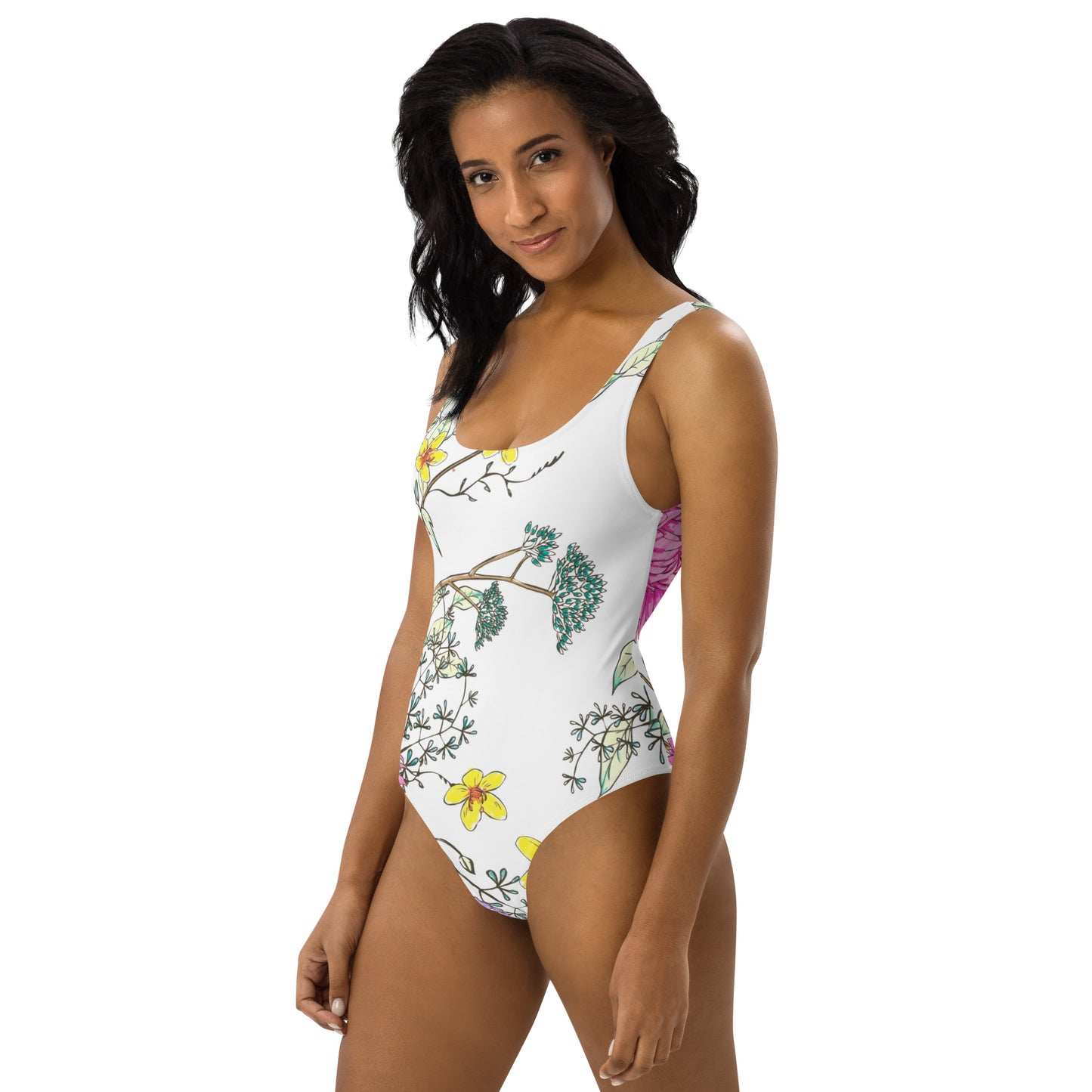 Georgian style garden One-Piece Swimsuit