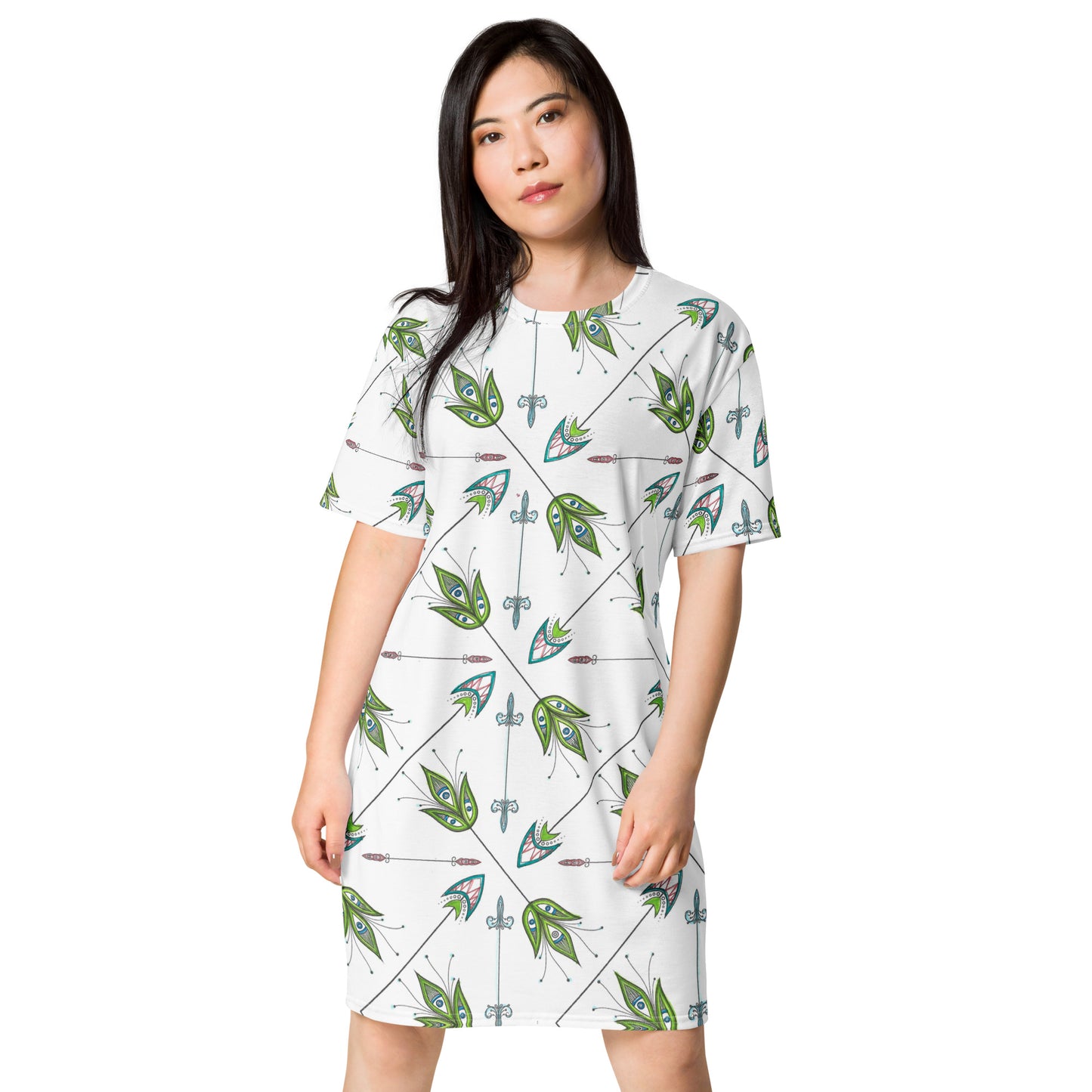 Deco Arrows T-shirt dress