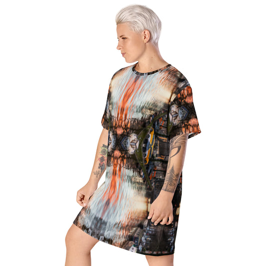 Amsterdam Pattern2 T-shirt dress