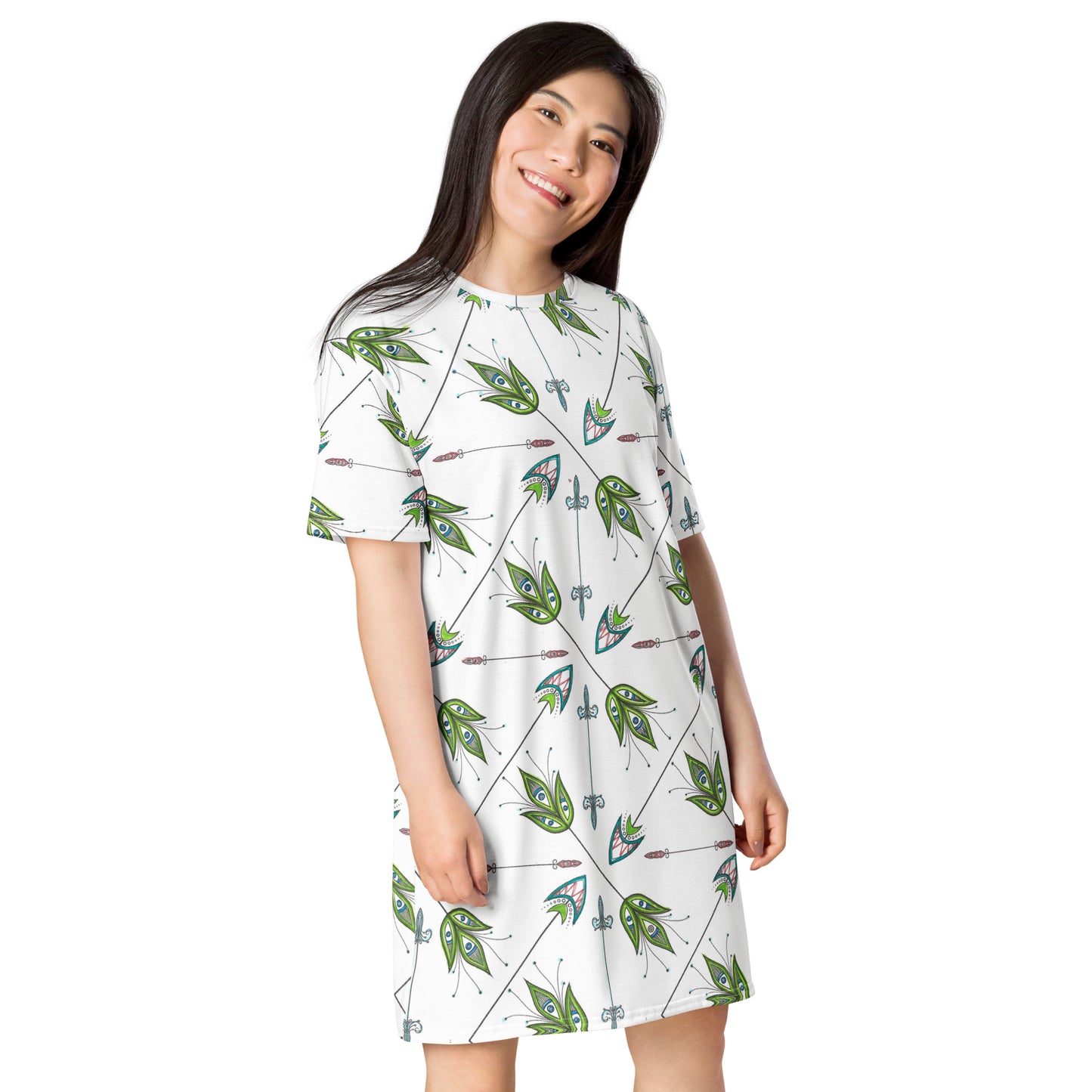 Deco Arrows T-shirt dress